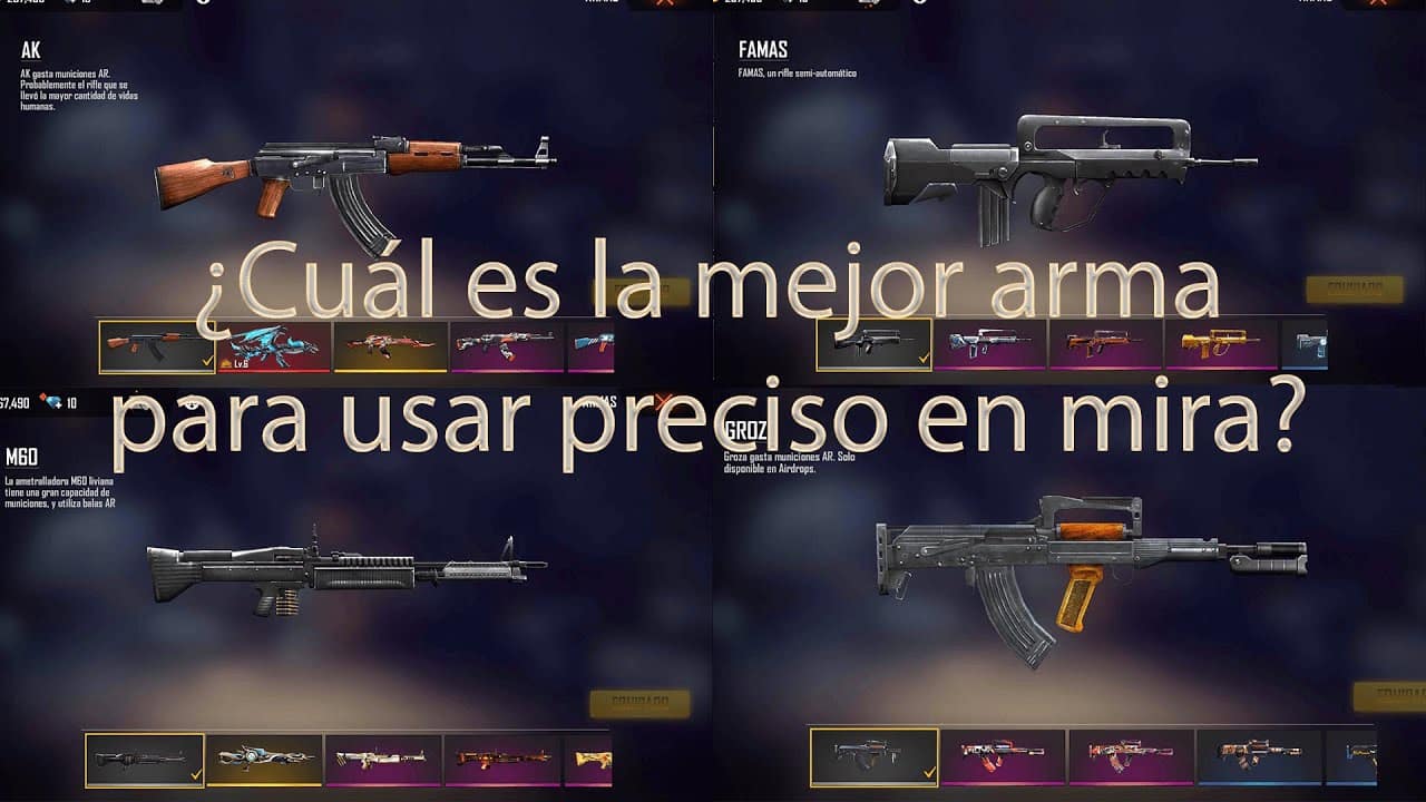 descubre cual es el mejor arma en free fire guia definitiva para dominar el juego