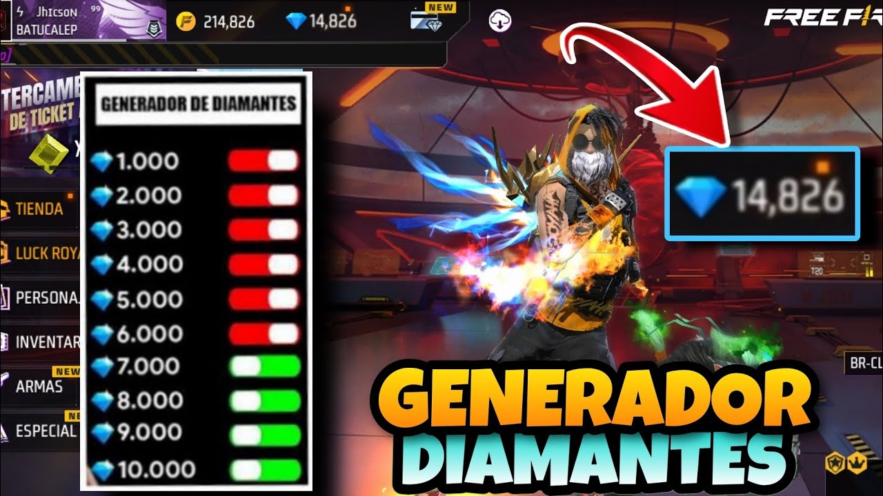 descubre el mejor generador de codigos para free fire diamantes consigue recursos gratis ahora