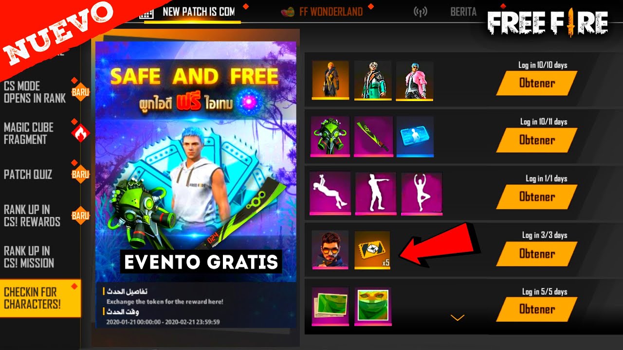 descubre los eventos destacados que estan sucediendo en free fire no te los pierdas