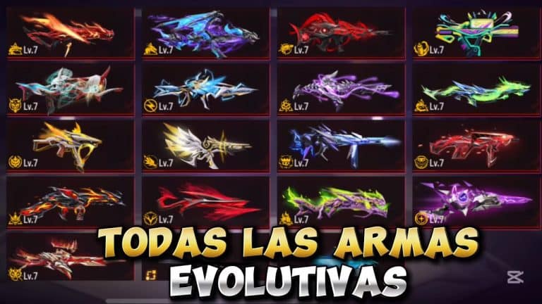 que son las armas evolutivas en free fire